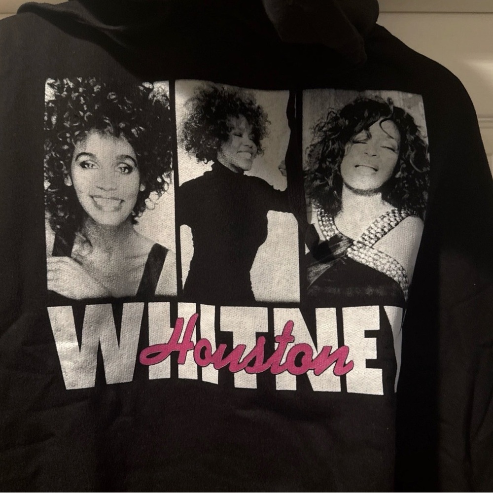 Forever 21 Black Whitney Graphic Hoodie